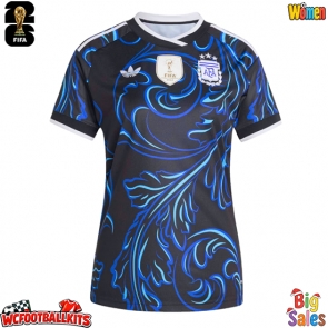 Argentina Replica Away Stadium Shirt for Women World Cup 2026 Short Sleeve